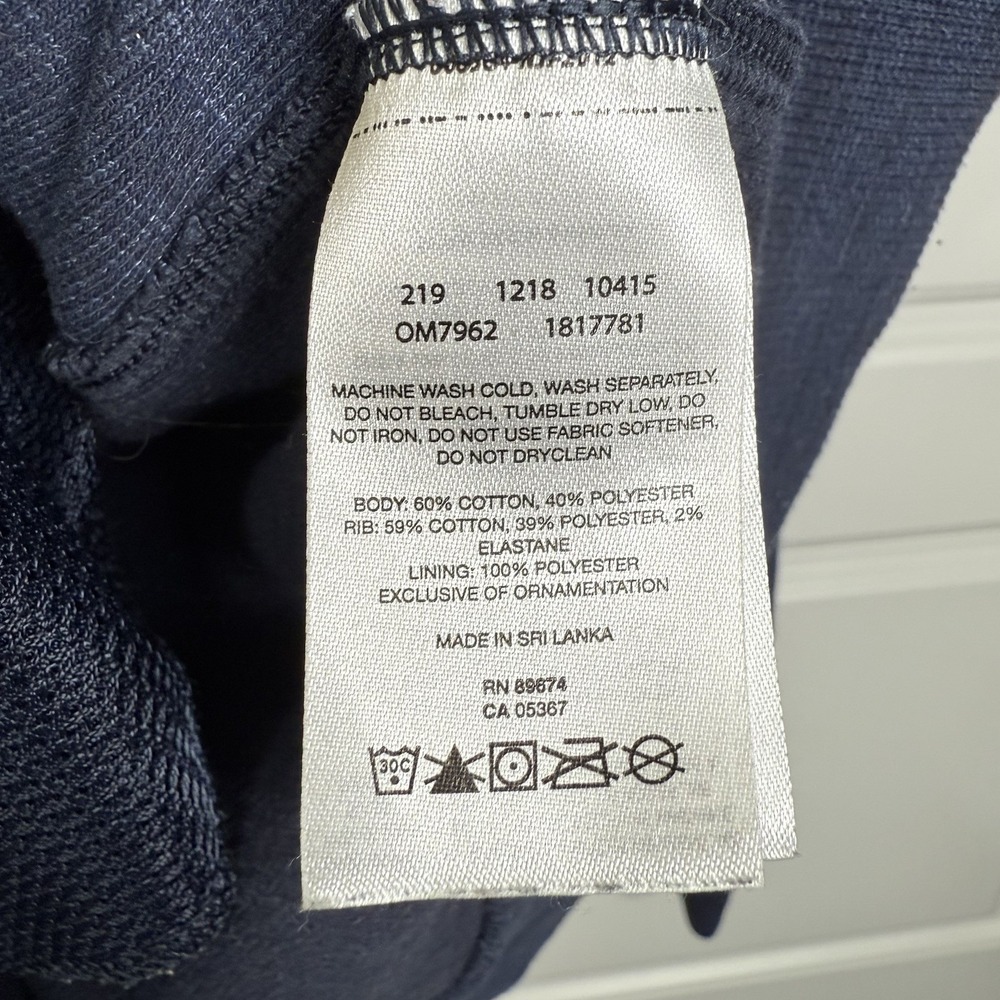 Mountain Hardwear Sweatshirt Mens Medium Blue Crewneck Pullover Pockets Workwear - Picture 10 of 10